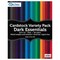 Accent Design Paper Accents Colored Cardstock Variety Pack 8.5x11 Dark Essentials 72pc, Acid Free Archival Quality, Scrapbooking, Card Making, Crafts, Multi Color Cardstock Assortment